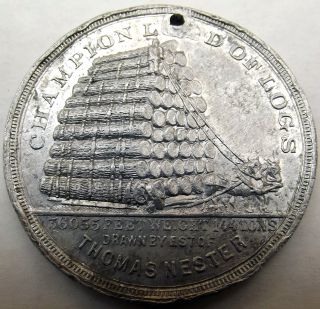 1893 Chicago Columbian Expo So Called Dollar HK215 Champion Logs token