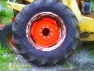  530ck TIRES 14 9 X 24 Goodyear Traction Torque Backhoe Wheels Discs