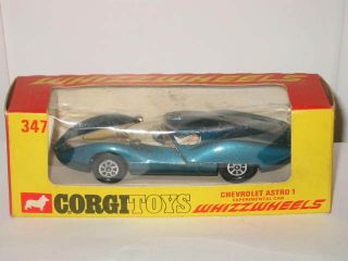Corgi No 347 Chevrolet Astro 1 Blue Whizwheels