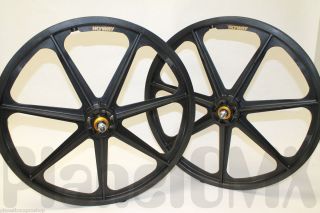 Skyway BMX 24 Graphite Tuff Wheels Cruiser Mags Gold Anodized SEALED
