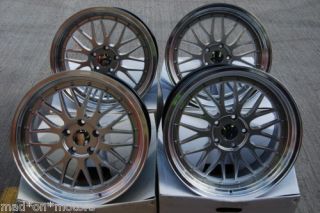 18 Silver RS4 Alloy Wheels Fits Mazda RX7