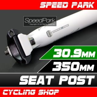 New ABR Alloy Seatpost 30 9 x 350mm L White 324G