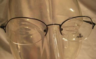 Fendi F542 Eyeglass Frames Black New