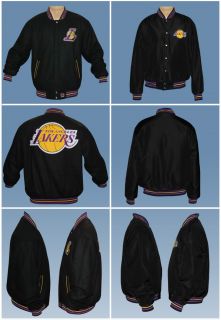 NBA Lakers Black Small Wool Reversible Jacket by JH Design Water