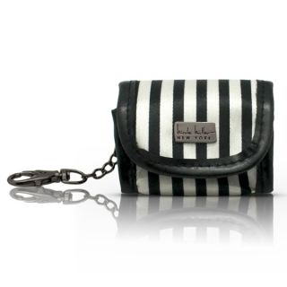 Nicole Miller NY Couture Bag Dispenser   Black & White Stripes