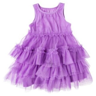 Cherokee Infant Toddler Girls Sleeveless Shift Dress   Vibrant Orchid 2T