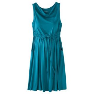Liz Lange for Target Maternity Sleeveless Draped Dress   Teal XL