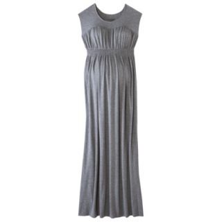 Liz Lange for Target Maternity Sleeveless Smocked Maxi Dress   Gray S