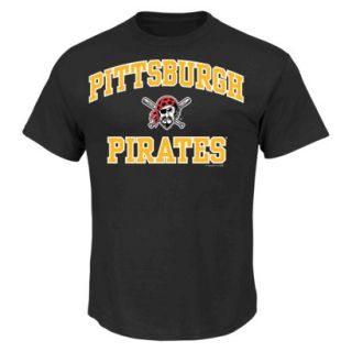 MLB Mens Pittsburgh Pirates T Shirt   Black (M)