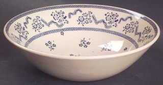 Johnson Brothers Petite Fleur Blue Coupe Cereal Bowl, Fine China Dinnerware   Bl