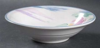 International Light Wind Coupe Cereal Bowl, Fine China Dinnerware   Pink & Blue