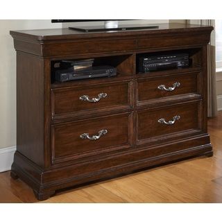 Senator Dark Brown 6 drawer Entertainment Chest (Mango wood solids/veneersFinish: Dark brownDimensions: 39.25 inches high x 58 inches wide x 19 inches deepThis product ships in one (1) box.Accessories are NOT included.Please note: Orders of 151 pounds or 