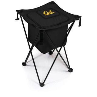 Picnic Time University Of California Berkeley Golden Bears Sidekick Portable Cooler (BlackMaterials: Polyester; PVC liner and drainage spout; steel frameDimensions Opened: 18.5 inches Long x 18.5 inches Wide x 27.8 inches HighDimensions Closed: 8 inches L