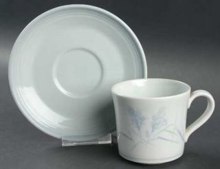 Royal Doulton Whisper Flat Cup & Saucer Set, Fine China Dinnerware   Lambethware