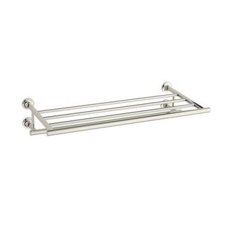 Kohler Purist Polished Nickel Hotelier Towel Bar (Polished nickel Dimensions: 3.125 inches high x 24 inches long x 11.937 inches deep Assembly required )