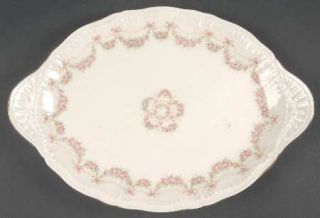 Haviland Louise 12 Oval Serving Platter, Fine China Dinnerware   New York, Pink