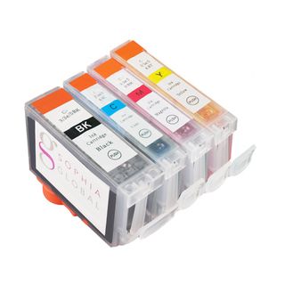 Sophia Global Compatible Ink Cartridge Replacement For Canon Bci 3e And Bci 6 (4 Pack) (MultiPrint yield: Meets Printer Manufacturers Specifications for Page YieldModel: 1eaBCI3eBK1eaBCI6CMYPack of: 4We cannot accept returns on this product. )