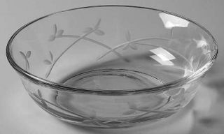 Cristal DArques Durand Eleana 6 All Purpose Bowl   Branches W/Leaves,Smooth St