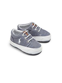 Ralph Lauren Infants Faxon II Chambray Sneakers   Blue