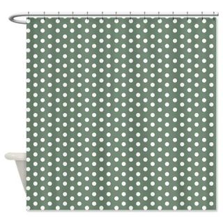 CafePress Small White Dots Shower Curtain Free Shipping! Use code FREECART at Checkout!