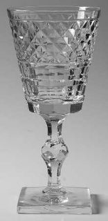 Hawkes Marquis Of Waterford/Haw (Stm#6015,Sqbs) Water Goblet   Stem #6015/Sq Bas