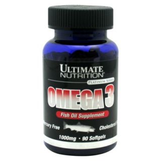 Ultimate Nutrition Omega 3 Fish Oil Supplement   90 Softgels