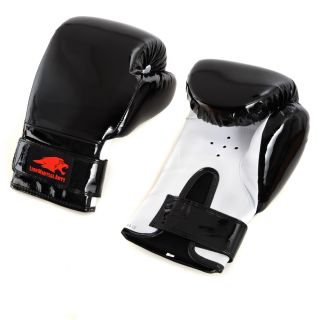 Lion Martial Arts Boxing Glove Pair (10 Ounce) (BlackWeight: 10 ounces Dimensions: 10 inches high x 6 inches wide x 5 inches deepModel: MMA8545 10 )