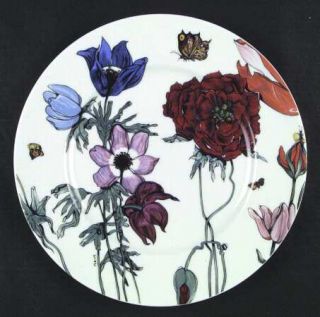 Ceralene Jardin De Fleurs Dinner Plate, Fine China Dinnerware   Menton/Empire Sh