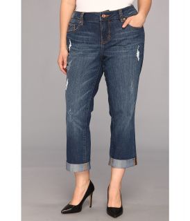 Jag Jeans Plus Size Plus Size Henry Boyfriend in Reservoir Wash Womens Jeans (Blue)