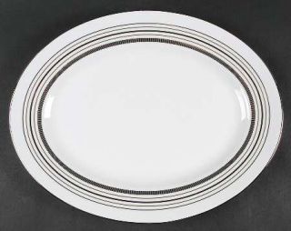 Lenox China Downing Street 13 Oval Serving Platter, Fine China Dinnerware   Kat