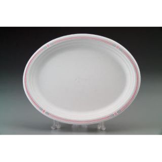 Chinet Classic White Molded Fiber Platters, 9 3/4x12 1/2