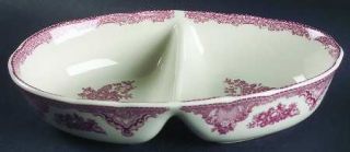 Johnson Brothers Old Britain Castles Pink (England 1883) Divided Server, Fine Ch