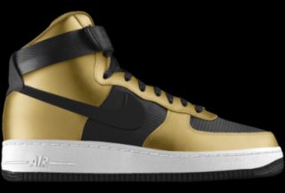 Nike Air Force 1 High iD Custom Kids Shoes (3.5y 6y)   Gold