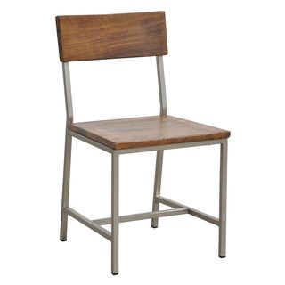 Koi Wood/ Iron Side Chair