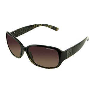 LIZ CLAIBORNE Velour Rectangle Sunglasses, Womens