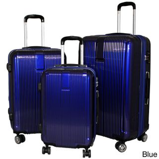 American Traveler 3 piece Hardside Lightweight Expandable Spinner Luggage Set (PolycarbonateColor options: Grey, black, blueHandle: Retractable handle system provide optimum mobilityWheeled: YesWheel type: Four 360 degree spinner wheels systemClosure: Del