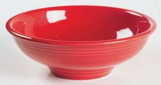 Homer Laughlin  Fiesta Scarlet (Newer) Pedestal Bowl, Fine China Dinnerware   Sc