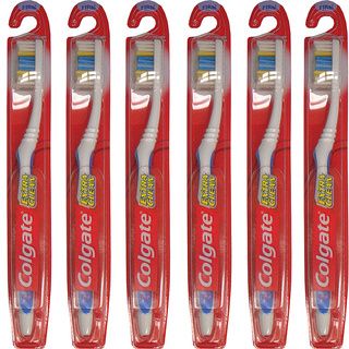Colgate Extra Clean #40 Firm Head Toothbrush (pack Of 6) (8.5 inches long x 0.3 inch wide x 0.9 inch deep Quantity: Six (6)Assorted colors; may vary We cannot accept returns on this product.Due to manufacturer packaging changes, product packaging may vary