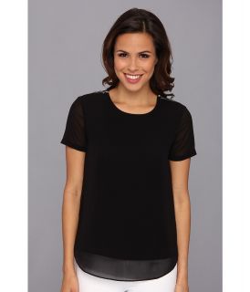 Kenneth Cole New York Cleo Blouse Womens Blouse (Black)