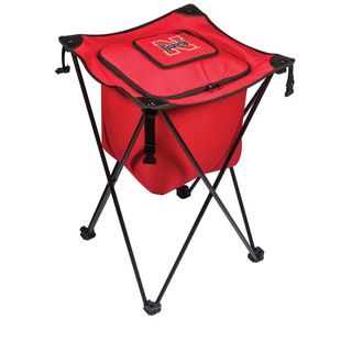 Picnic Time University Of Nebraska Cornhuskers Sidekick Portable Cooler (RedMaterials: Polyester; PVC liner and drainage spout; steel frameDimensions Opened: 18.5 inches Long x 18.5 inches Wide x 27.8 inches HighDimensions Closed: 8 inches Long x 8 inches
