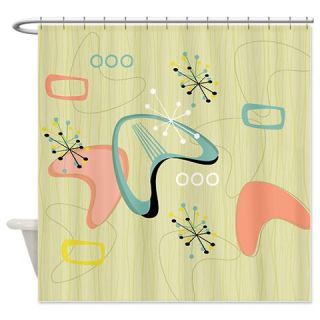  Retro 1960s design Shower Curtain  Use code FREECART at Checkout