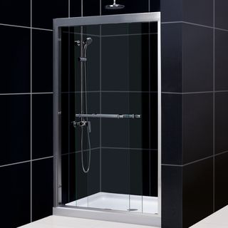 Dreamline Duet Bypass Sliding Shower Door And 36x60 inch Shower Base