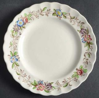 Spode Felicity Bread & Butter Plate, Fine China Dinnerware   Earthenware, Floral