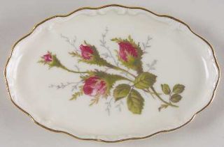 Rosenthal   Continental Moss Rose (Pompadour, Ivory Body) Silver Tray, Fine Chin