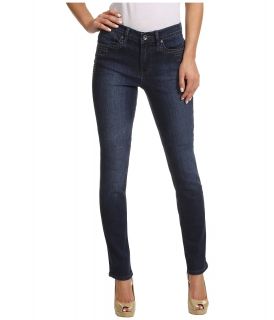 Calvin Klein Jeans Ultimate Skinny Ankle Roll w/ Embroidery in Dark Wash Womens Jeans (Navy)