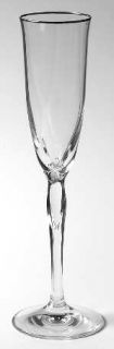 Lenox Rhythm Platinum Fluted Champagne   Expression Shape,   Optic, Clear