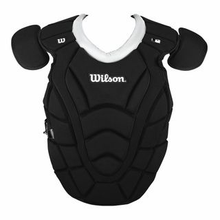 14 inch Max Motion Chest Protector (blackDimensions 15.5 inches long x 20.5 inches wide x 3.75 inches highWeight 1.5 pounds2 Piece floating construction moves with your body and provides contoured fitStrategic Design provides outstanding protection and 