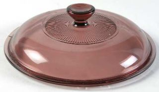 Corning Visions Cranberry Lid for 1.50 Qt Round Casserole, Fine China Dinnerware