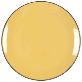Corning Turmeric Yellow Round Luncheon Plate, Fine China Dinnerware   Hearthston