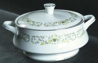 Sterling China (Japan) Florentine Round Covered Vegetable, Fine China Dinnerware